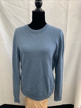The Men's Store Dusty Blue Crewneck Sweater